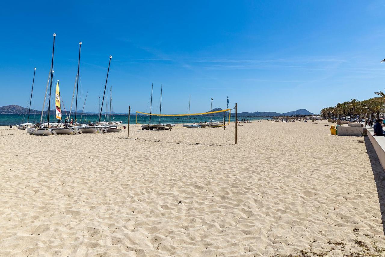 La Gola Apartment, First-Line Beachfront, Newly Refurbished Port de Pollenca Exterior photo